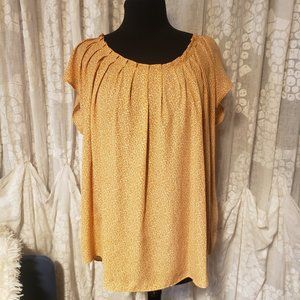 Lauren Conrad pleat neck top